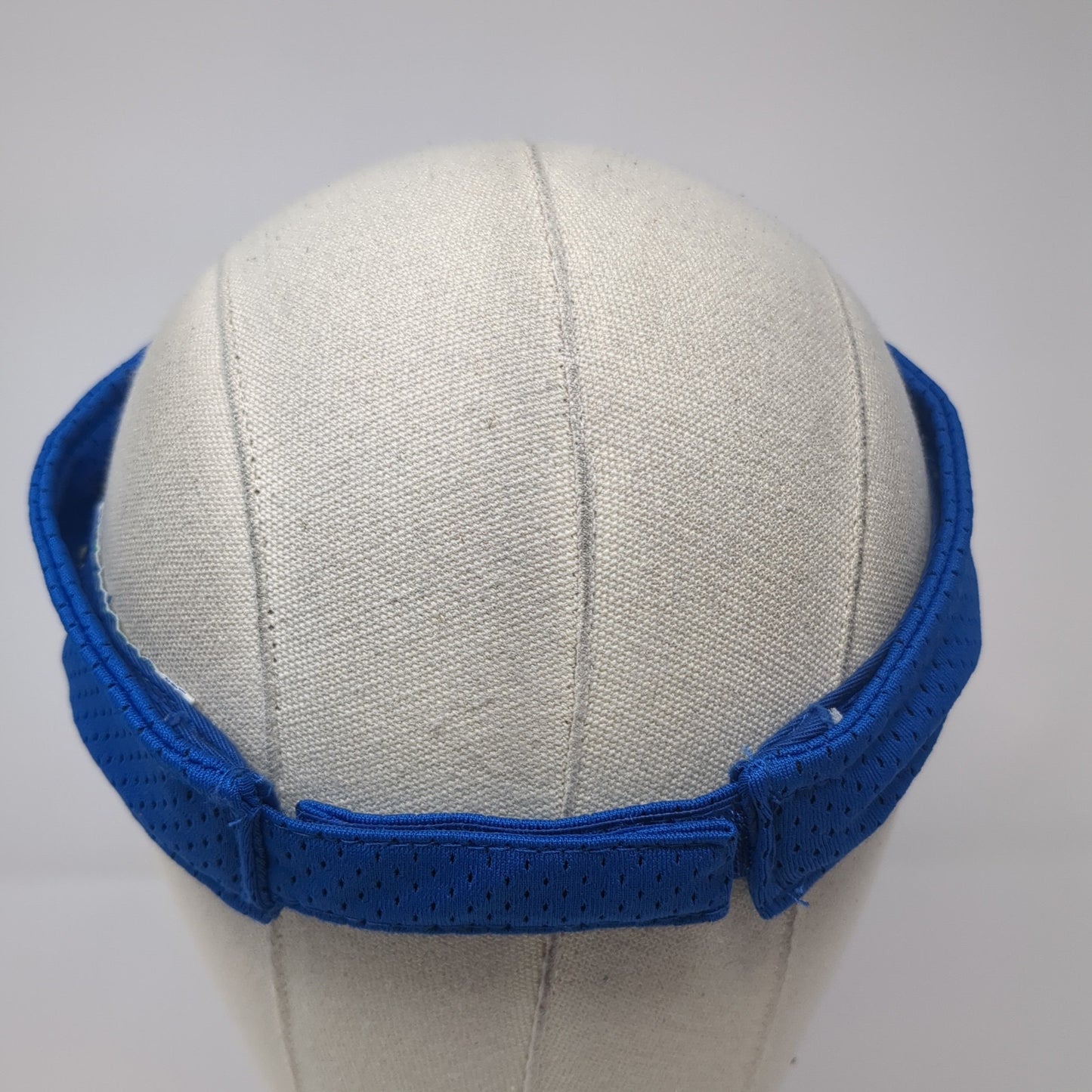 Augusta Sportswear Strapback Visor Hat Blue One Size Adjustable Outdoor