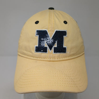 Missouri Tigers Logo Sequin Slideback Hat Tan Girl One Size Adjustable