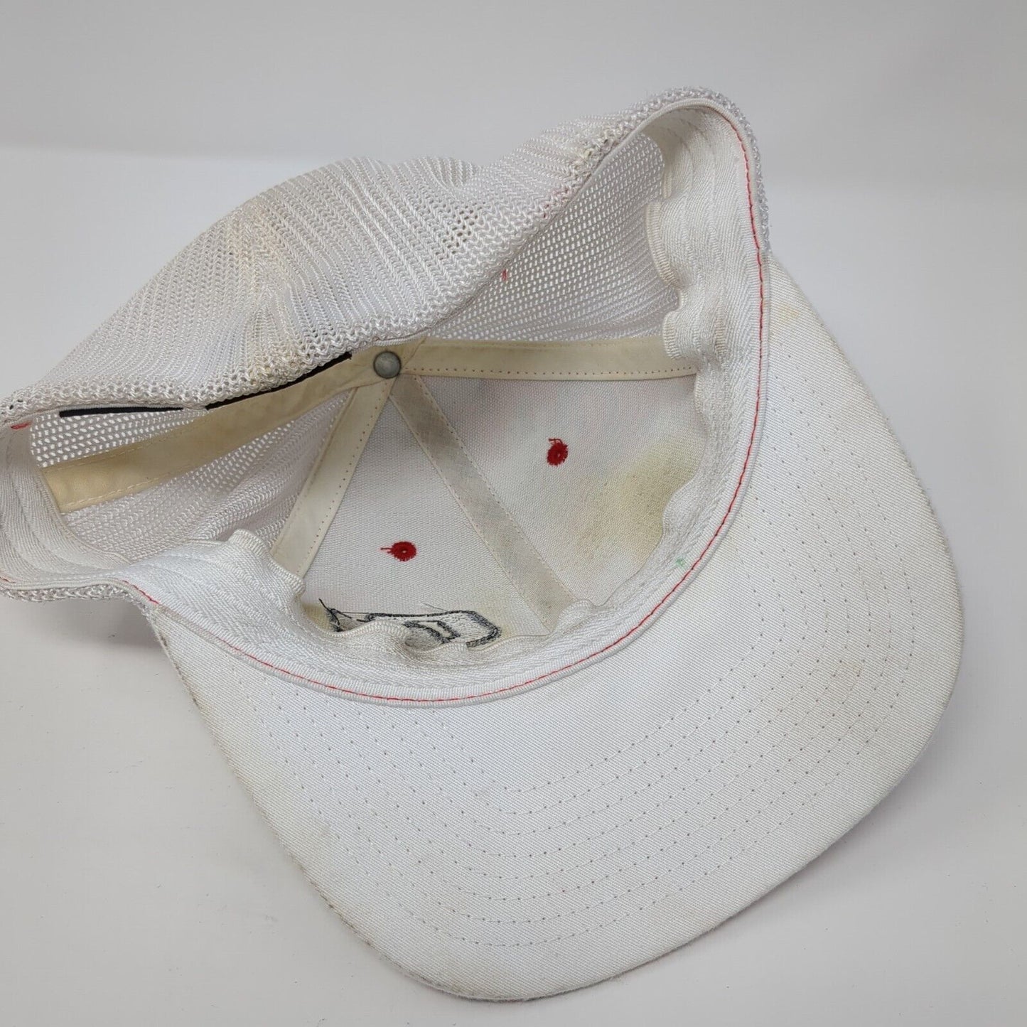 Pacific Headwear Fitted Mesh Back Trucker Hat Camo S-M Embroidered Logo