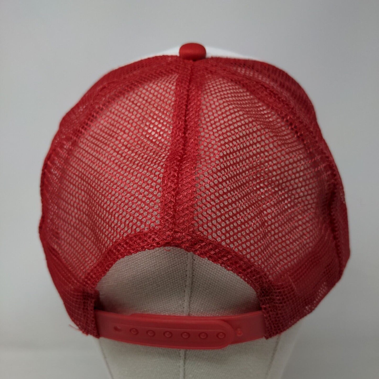 I Don't Get Drunk I Get Awesome Snapback Rope Trucker Hat Red One Size Mesh Back