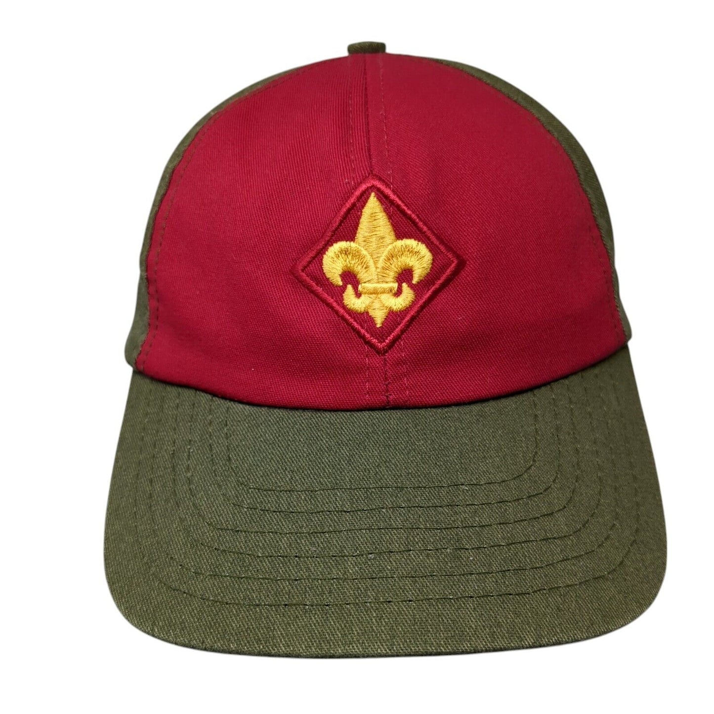 Boy Scouts of America Snapback Hat Multicolor S/M Adjustable Twill