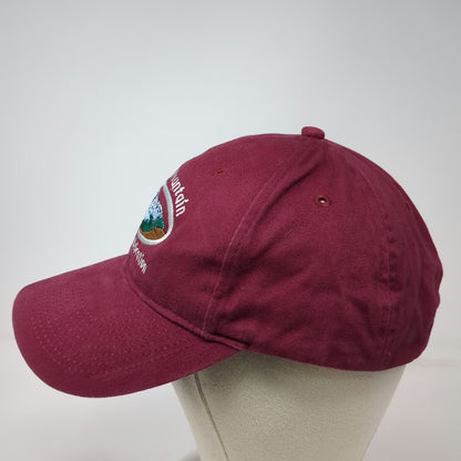 Otto Baseball Cap Red One Size Rocky Mountain Air Lubrication Strapback Hat