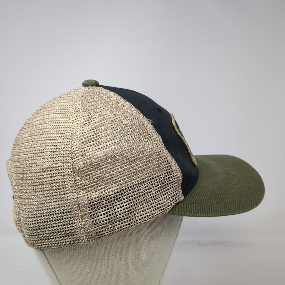 Howler Bros Trucker Hat Black Green Beige One Size Snapback Mesh Patch Outdoor