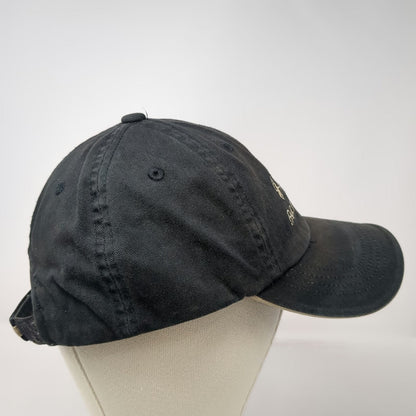 Port Authority Black Baseball Cap One Size John Ward Farrier Service Cotton Hat