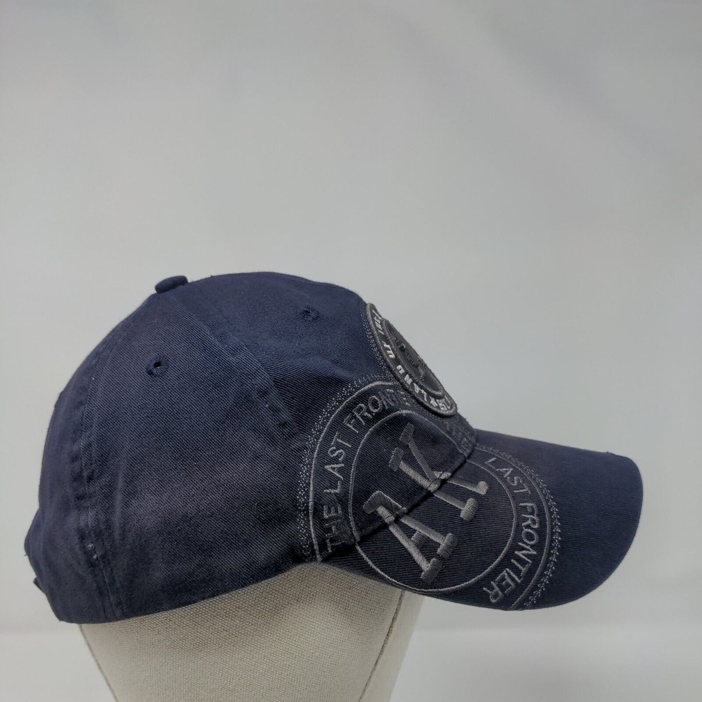 Land of The Midnight Sun Est. 1959 Strapback Hat Blue One Size Robin Ruth
