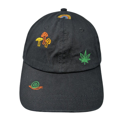 Empyre Slideback Hat Black One Size Adjustable Embroidered Embellished