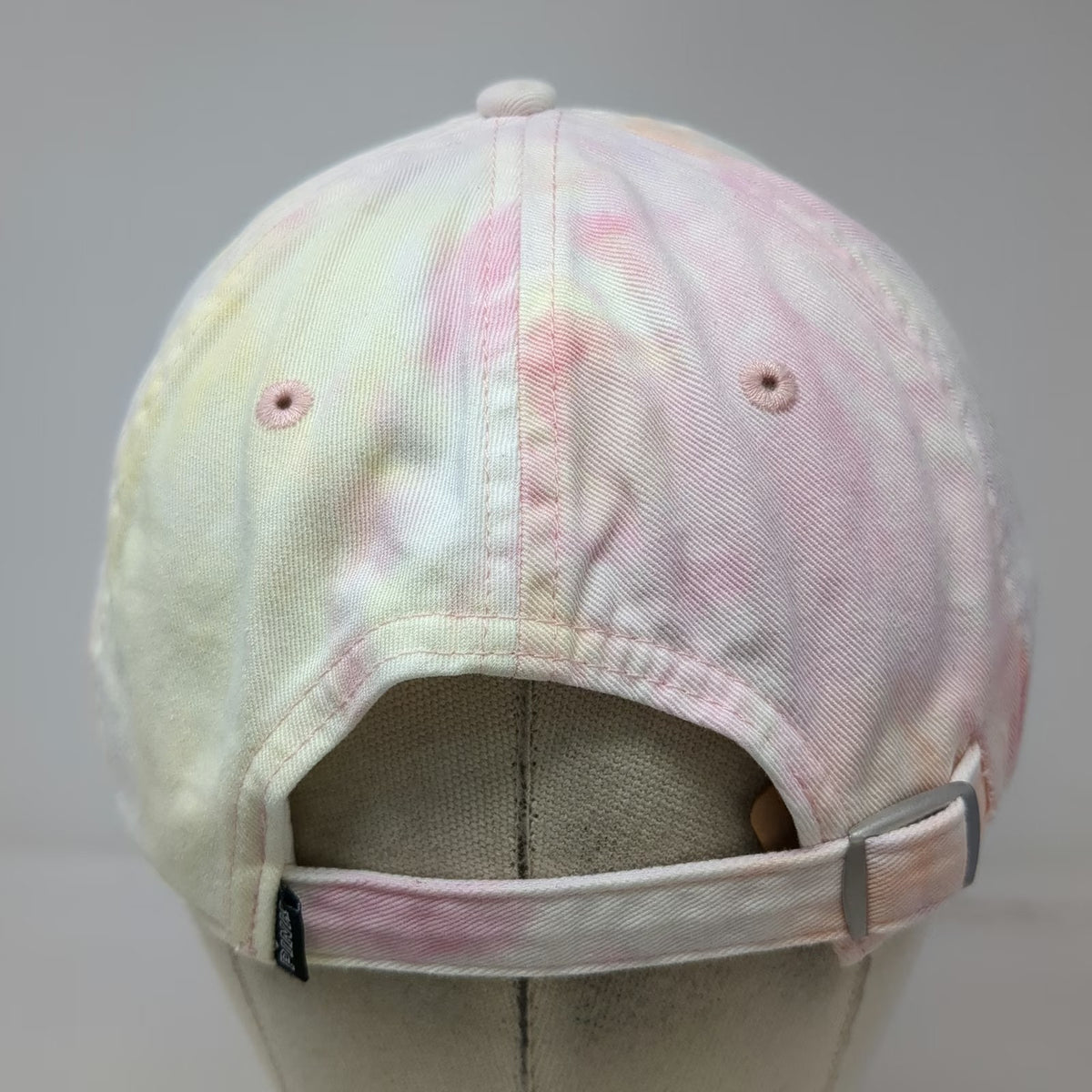 PINK Victoria's Secret Baseball Cap Pink One Size Tie-Dye Script Logo Hat