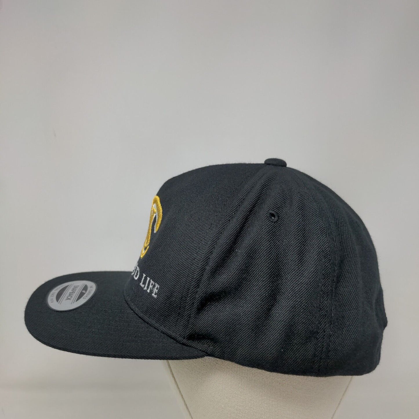 Miami Good Life Snapback Hat Black One Size Embroidered Yupoong