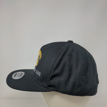 Miami Good Life Snapback Hat Black One Size Embroidered Yupoong