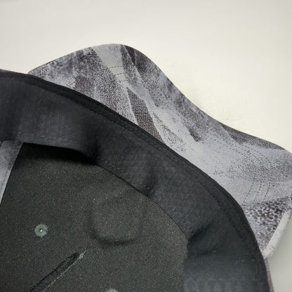 ivivva by lululemon 5 Panel Gray Hat L Snapback Seek Wonder Camo Stretch Graphic