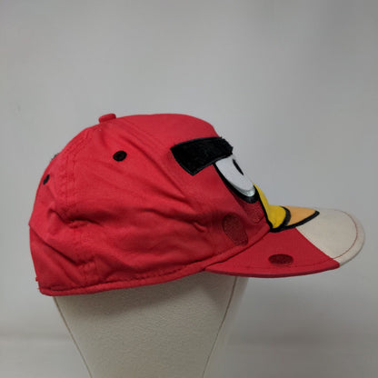 Angry Birds Boy's Snapback Hat Red OS Embroidered Face Logo 2011 100% Cotton