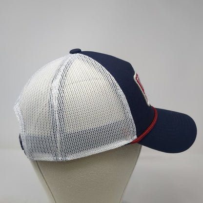 Outdoor Cap Tractor Supply Co Trucker Hat Blue One Size Rope Mesh Patch Snapback