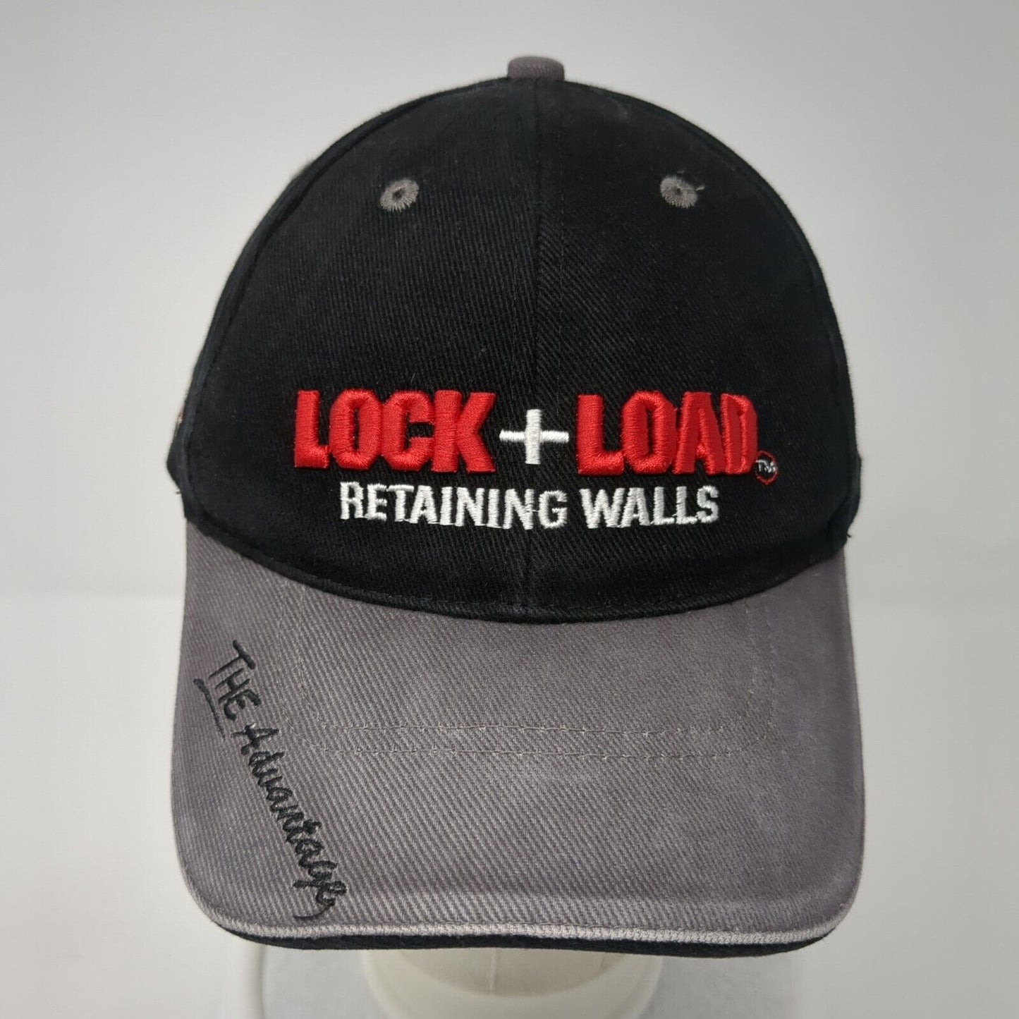 Lock + Load Retaining Walls Slideback Hat Black One Size The Advantage
