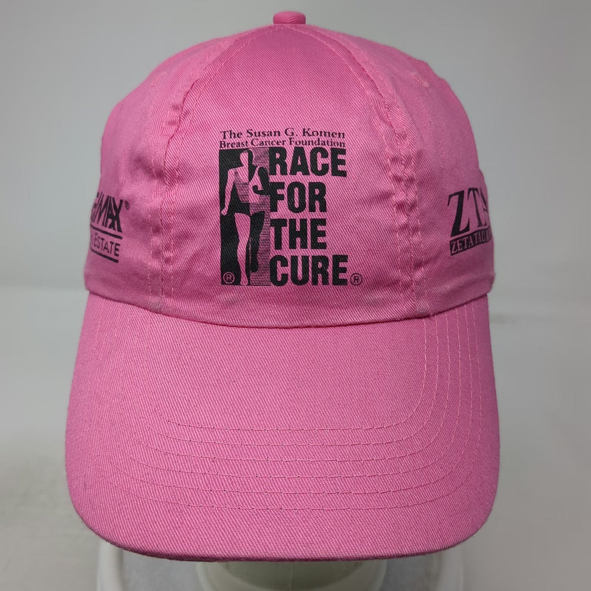 Susan G Komen Race For Cure Pink One Size Baseball Cap Survivor ReMax ZTA Hat
