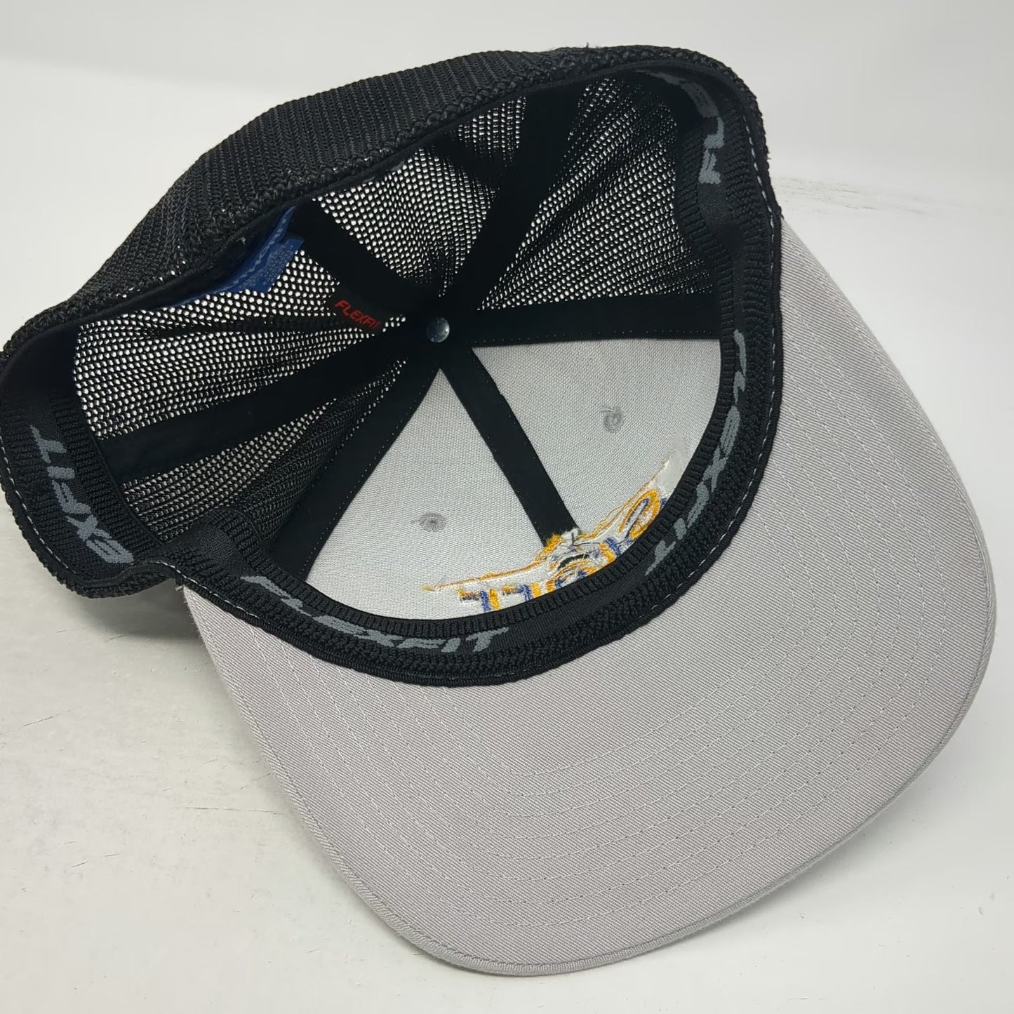 Port Authority Baseball Cap Gray Black XL Starr General Contracting Flexfit Hat