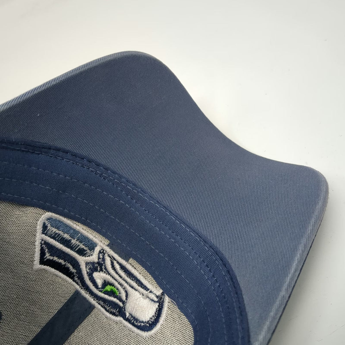 Seattle Seahawks NFL Reebok Cap Blue One Size Mesh Back Curved Brim Logo Shield
