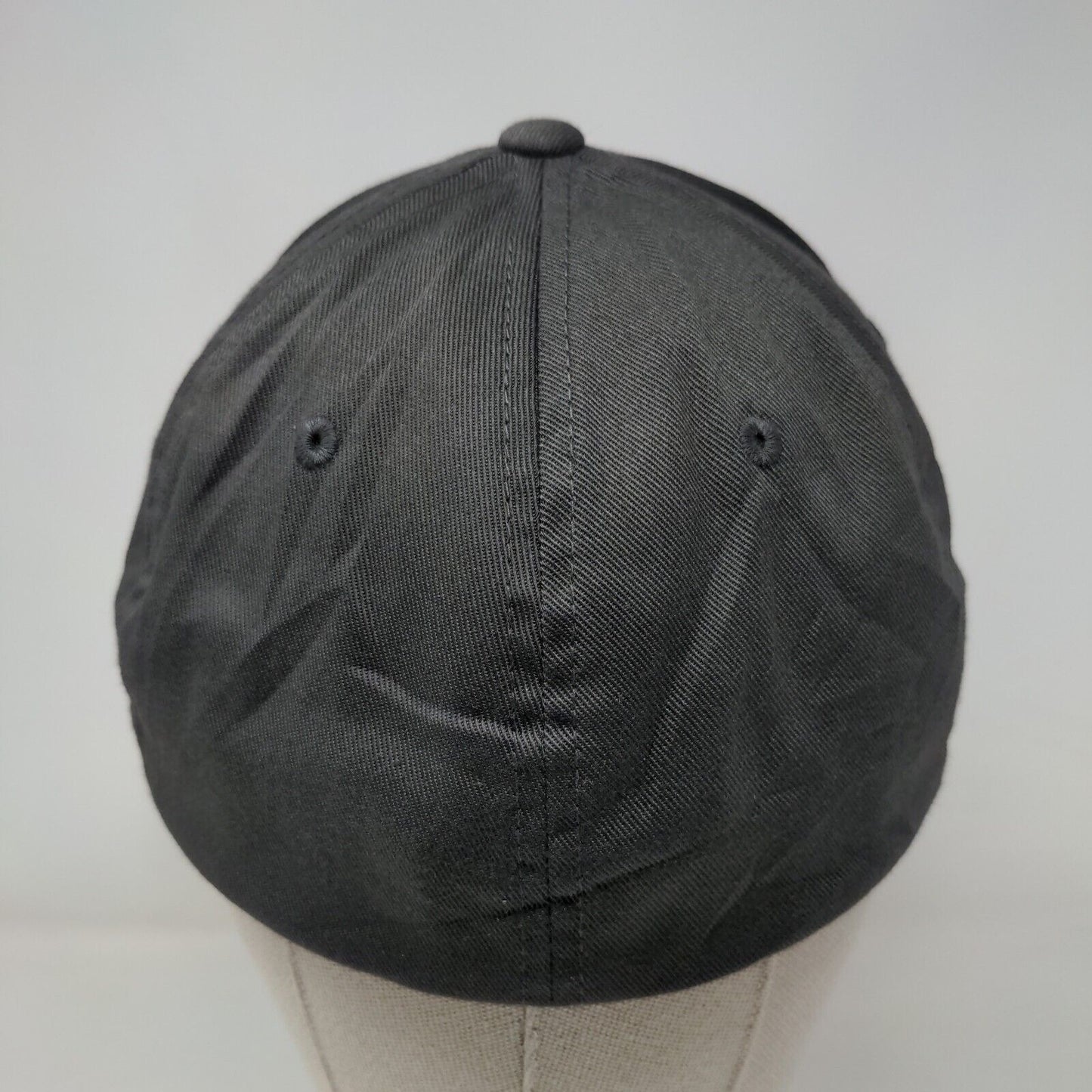 D&A Electric Fitted Hat Gray L/XL Embroidered Flexi Fit 6 Panel Port Authority