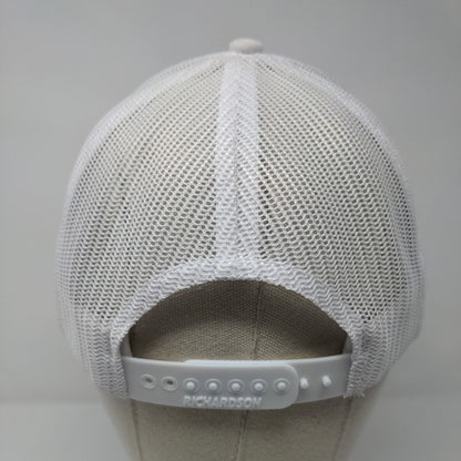 Golf Patch Snapback Mesh Back Trucker Hat White One Size Richardson