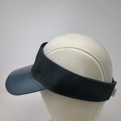 Coal Visor Black One Size Hat Translucent Plastic Brim Shaka Sign Slideback