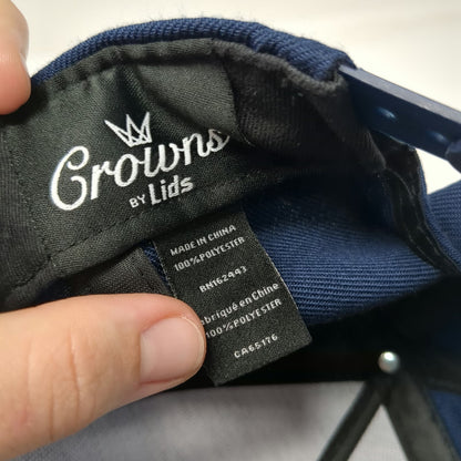 Crowns 5 Panel Blue Hat One Size Meet A Local Head West Mountain Snapback Cap