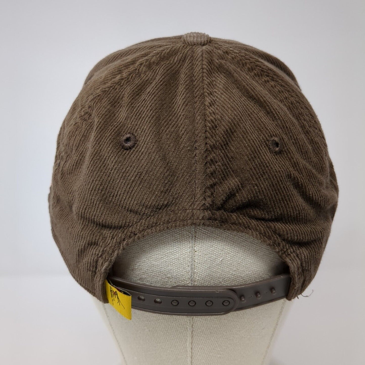 Poison Spider Bicycles Moab Utah Snapback Corduroy Hat Brown OSFA Ouray Logo