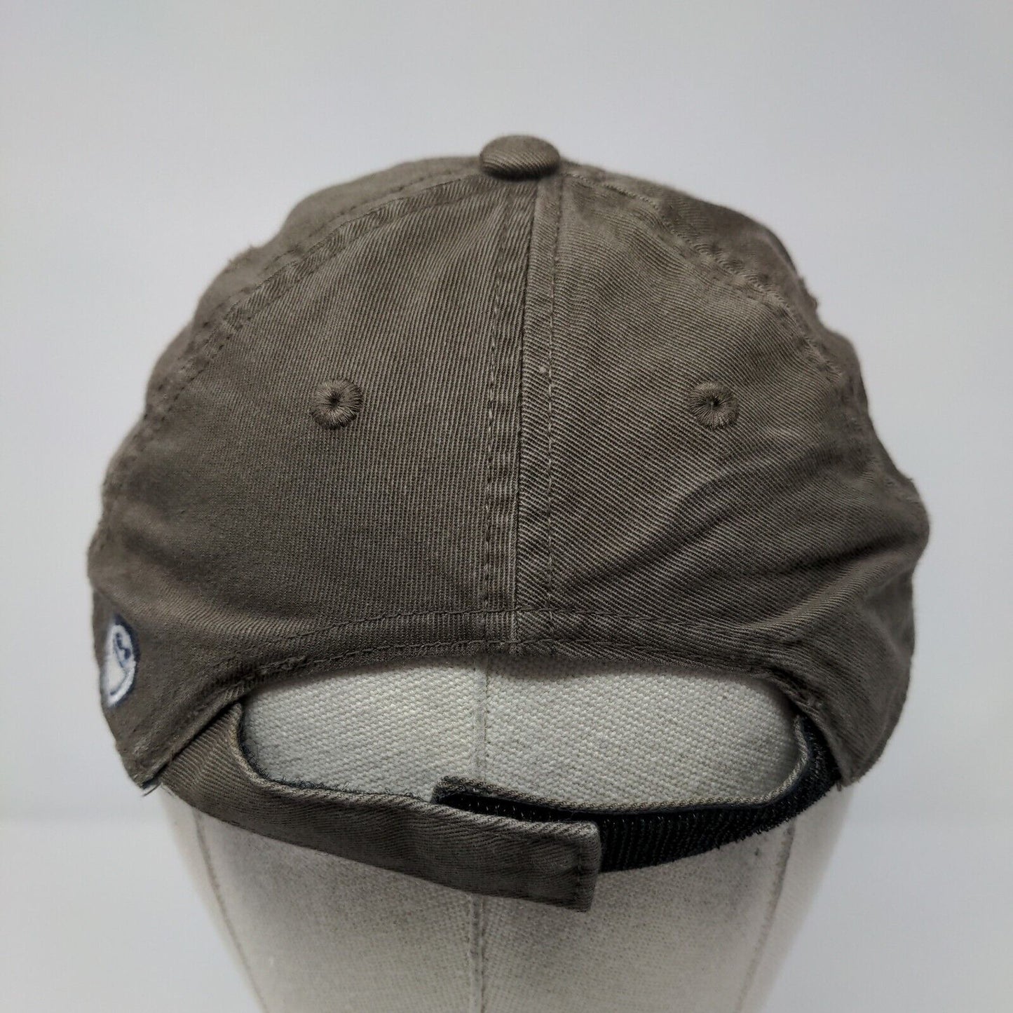Life Is Good Football Strapback Hat Brown 2-4T Adjustable Embroidered