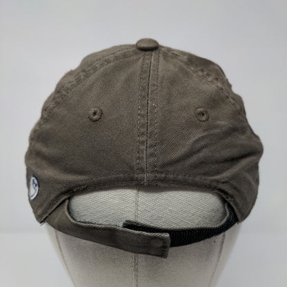 Life Is Good Football Strapback Hat Brown 2-4T Adjustable Embroidered