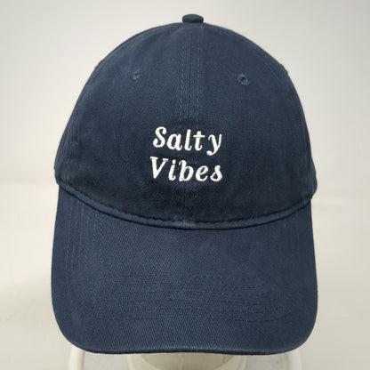 Port & Company Salty Vibes Blue Baseball Cap One Size Adjustable Cotton Hat