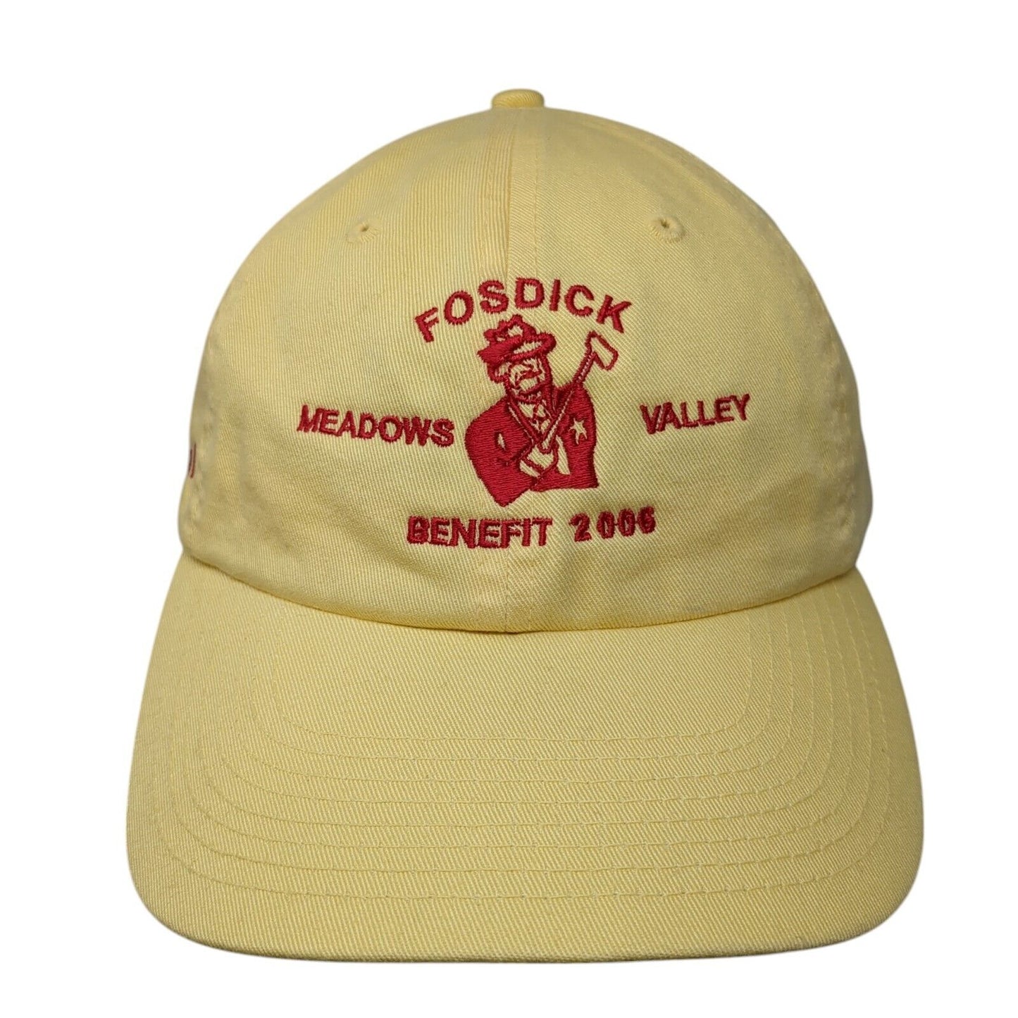 Fosdick Meadows Valley Benefit 2006 21st Annual CocaCola Slideback Hat Yellow OS