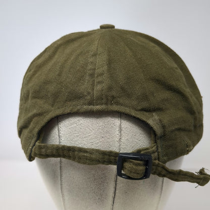No Fear Green Baseball Cap Slideback Made USA DSG Embroidered Shield Hat Vintage