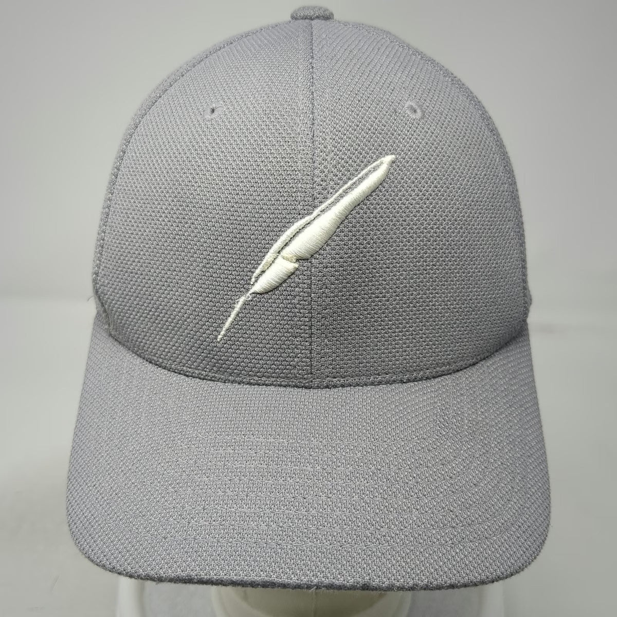 TravisMathew Baseball Cap Gray One Size Feather Fourteen Flexfit Athletic Hat