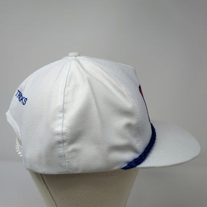 Nomad 5 Panel White One Size Mack Trucks USA Rope Snapback Embroidered Hat