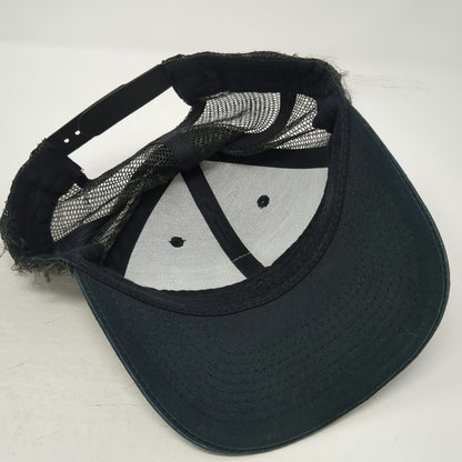 Black Rifle Coffee Company Trucker Hat Black One Size Mesh Snapback Logo Patch