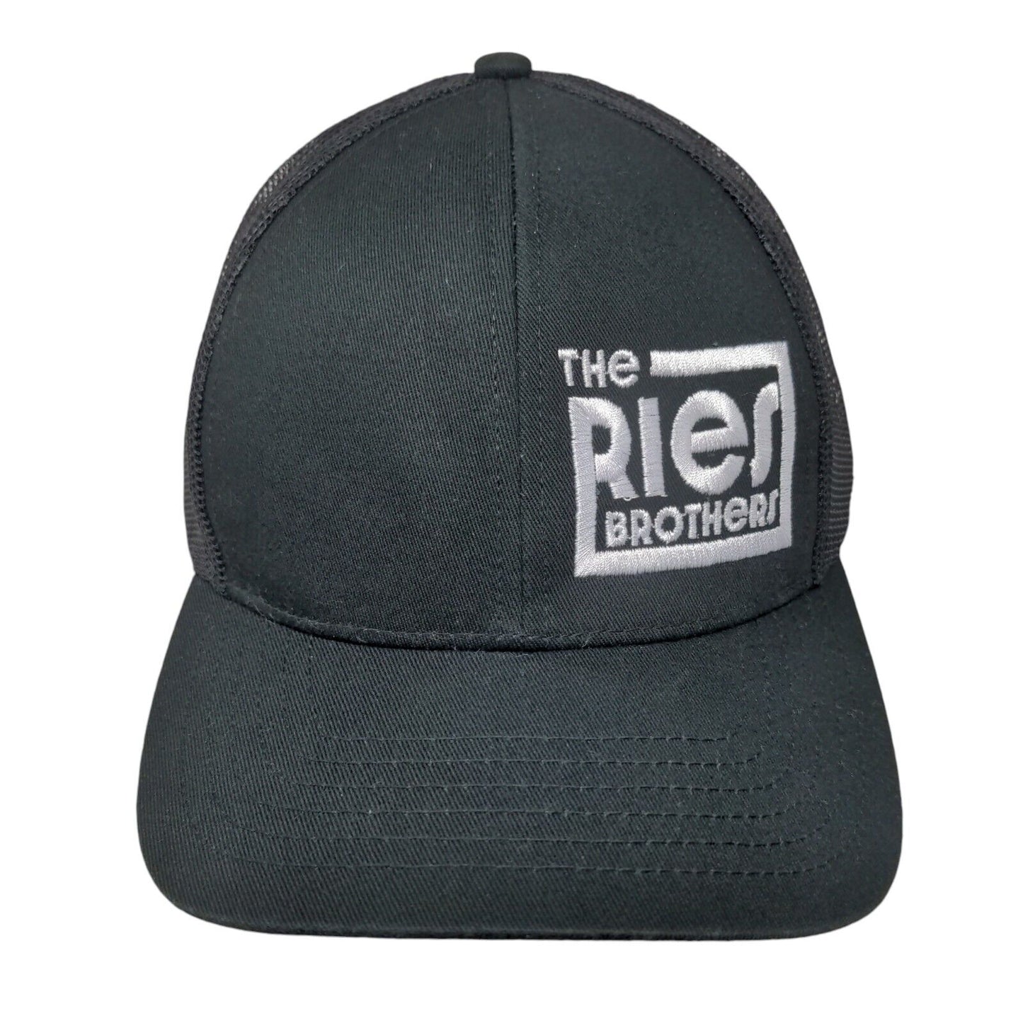 The Ries Brothers Snapback Mesh Back Trucker Hat Black Adult Outdoor Cap