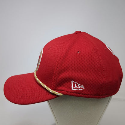New Era NFL San Francisco 49ers Snapback Hat Red One Size Rope Patch 9SEVENTY
