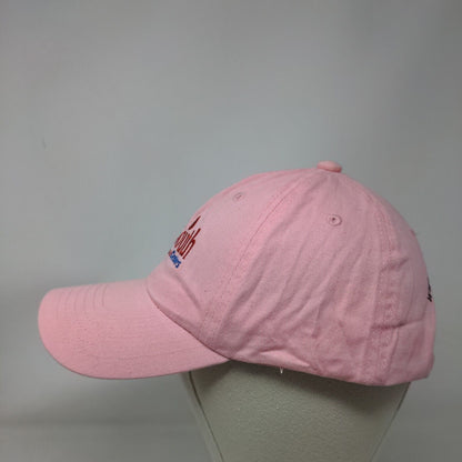 Life South Community Blood Centers Slideback Hat Pink One Size Embroidered