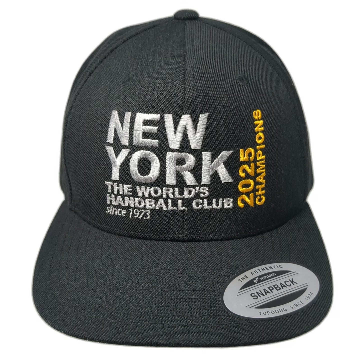 Yupoong Snapback Hat Black OS New York Handball Club 2025 Champions Green Wool