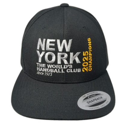 Yupoong Snapback Hat Black OS New York Handball Club 2025 Champions Green Wool