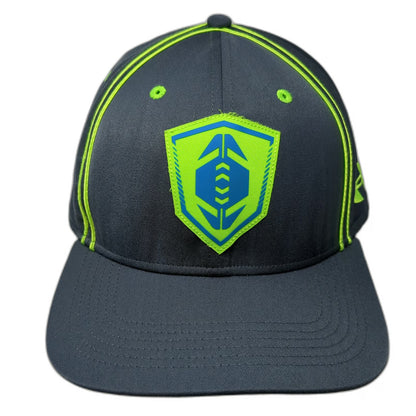 Under Armour All America Snapback Hat Gray One Size Neon Shield Patch Piping