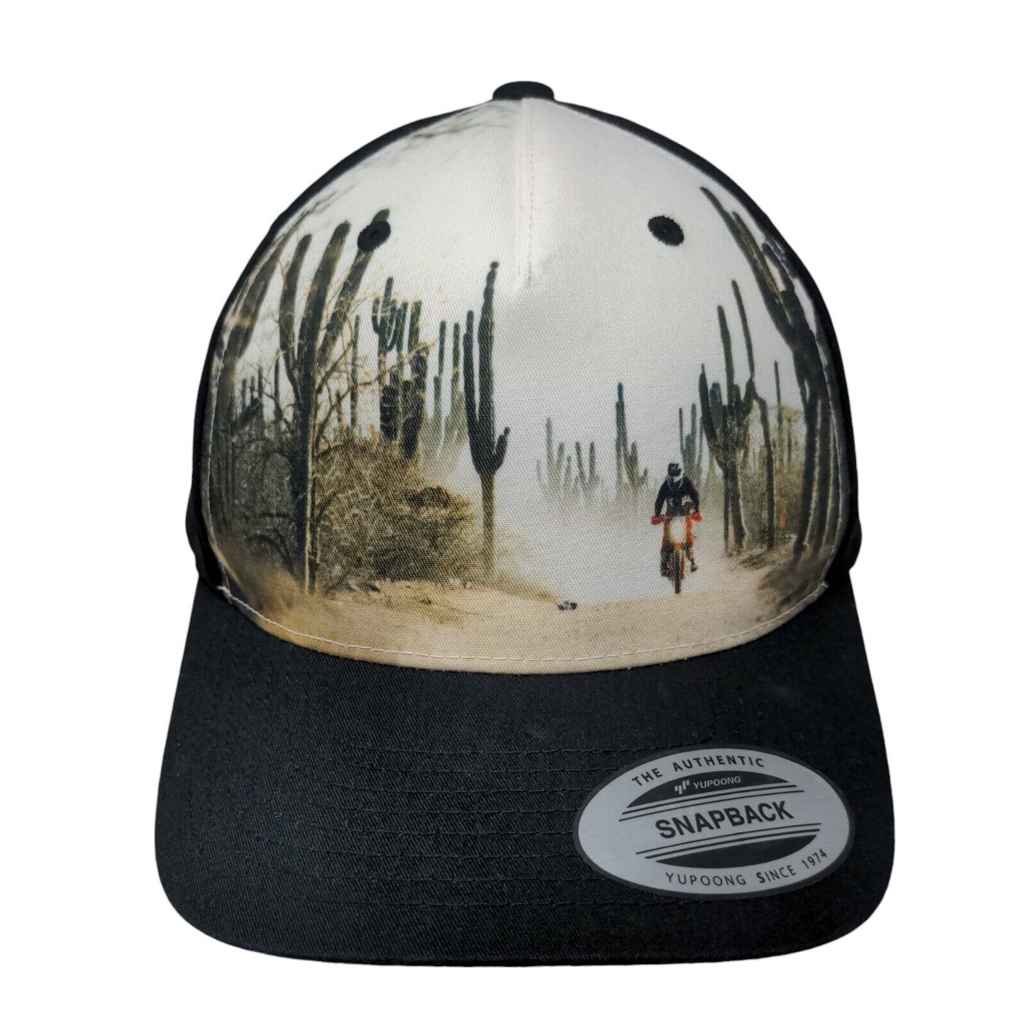 The Authentic Yupoong Snapback Hat Multicolor One Size Adjustable 6 Panel