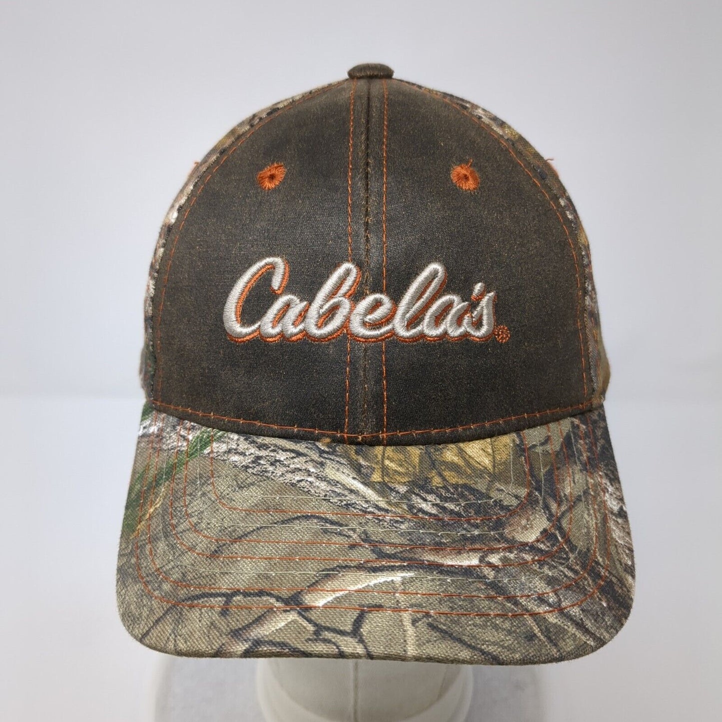 Cabela's World's Foremost Outfitter Strapback Hat Camo Youth One Size