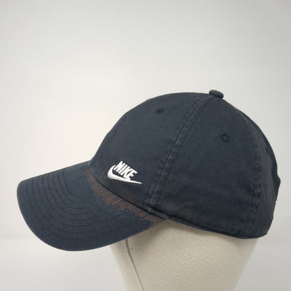 Nike Swoosh Slideback Hat Blue One Size Embroidered Logo Heritage86