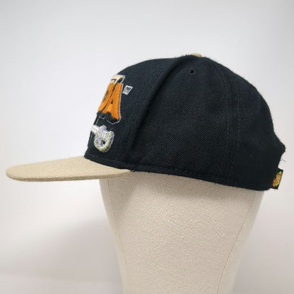 Nintendo Legend of Zelda 5 Panel Hat Black One Size Snapback Flat Brim Sword