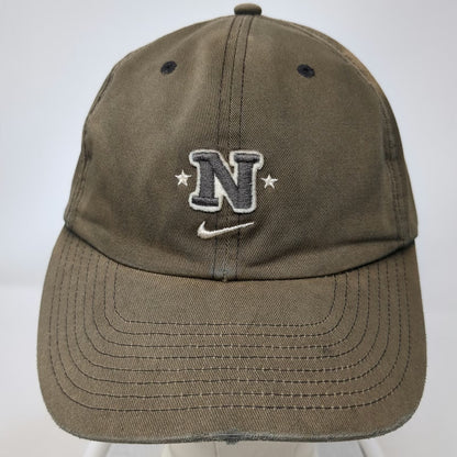 Nike Baseball Cap Brown One Size Athletics Block N Stars Hat Slideback Strap