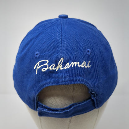 Freeport Bahamas Strapback Baseball Cap Blue OS Adjustable Embroidered 6 Panel