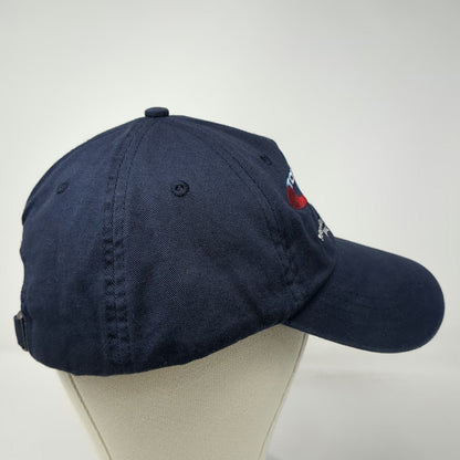 Total Energy Baseball Cap Blue OSFM Globe Logo Worldwide Services Slideback Hat