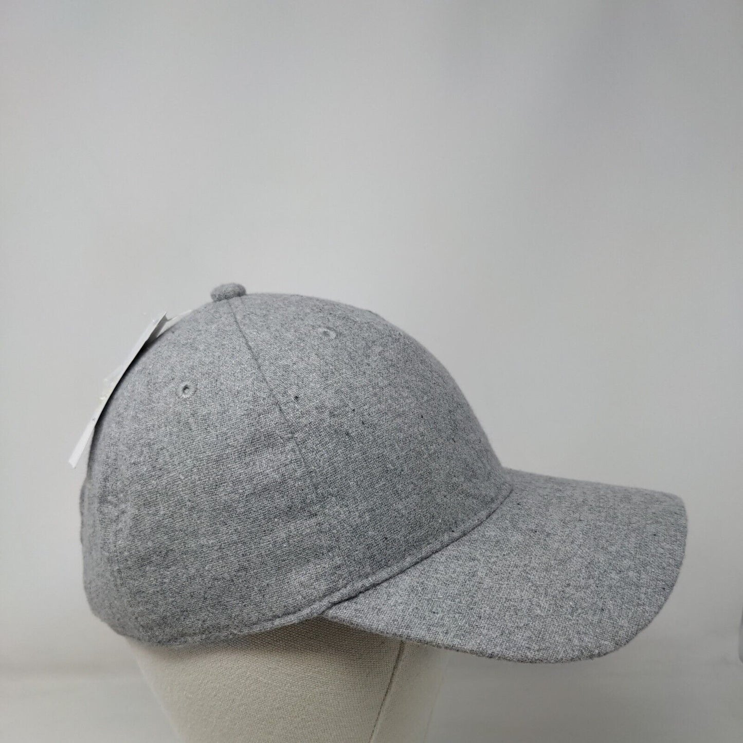 Time And Tru Slideback Hat Gray OSFM Adjustable Vented Hole Blank W/Tags