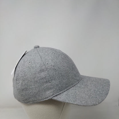 Time And Tru Slideback Hat Gray OSFM Adjustable Vented Hole Blank W/Tags
