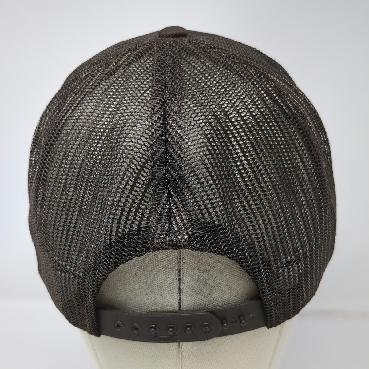 Brown Trucker Hat Idaho Truss Meridian Mesh Snapback Foam Front Patch Vintage