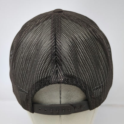 Brown Trucker Hat Idaho Truss Meridian Mesh Snapback Foam Front Patch Vintage